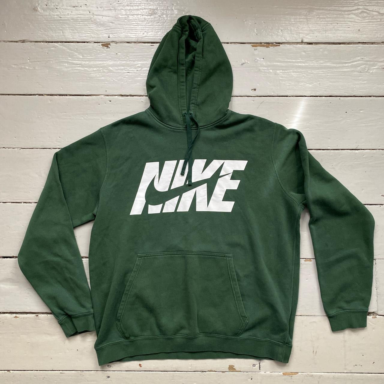 Nike Club Swoosh Green Hoodie (XL)