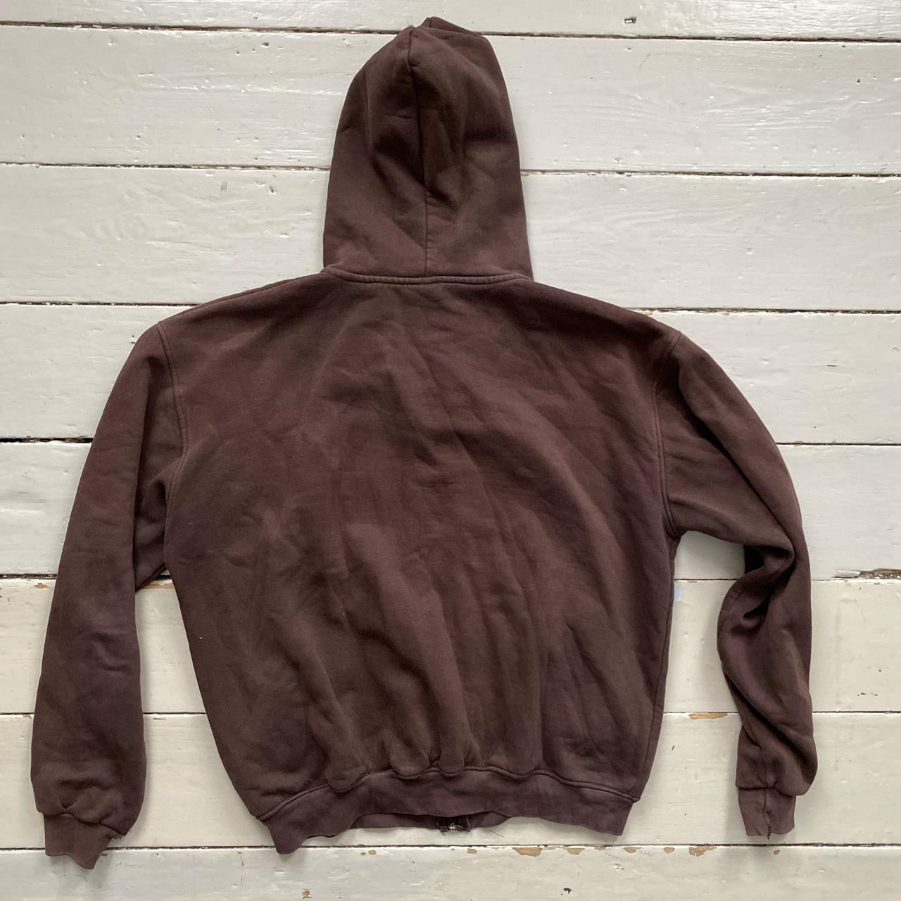 Nike Team Brown Bootleg Hoodie (Large)