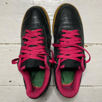 Nike Air Force 1 Black Floral Vintage (UK 7)