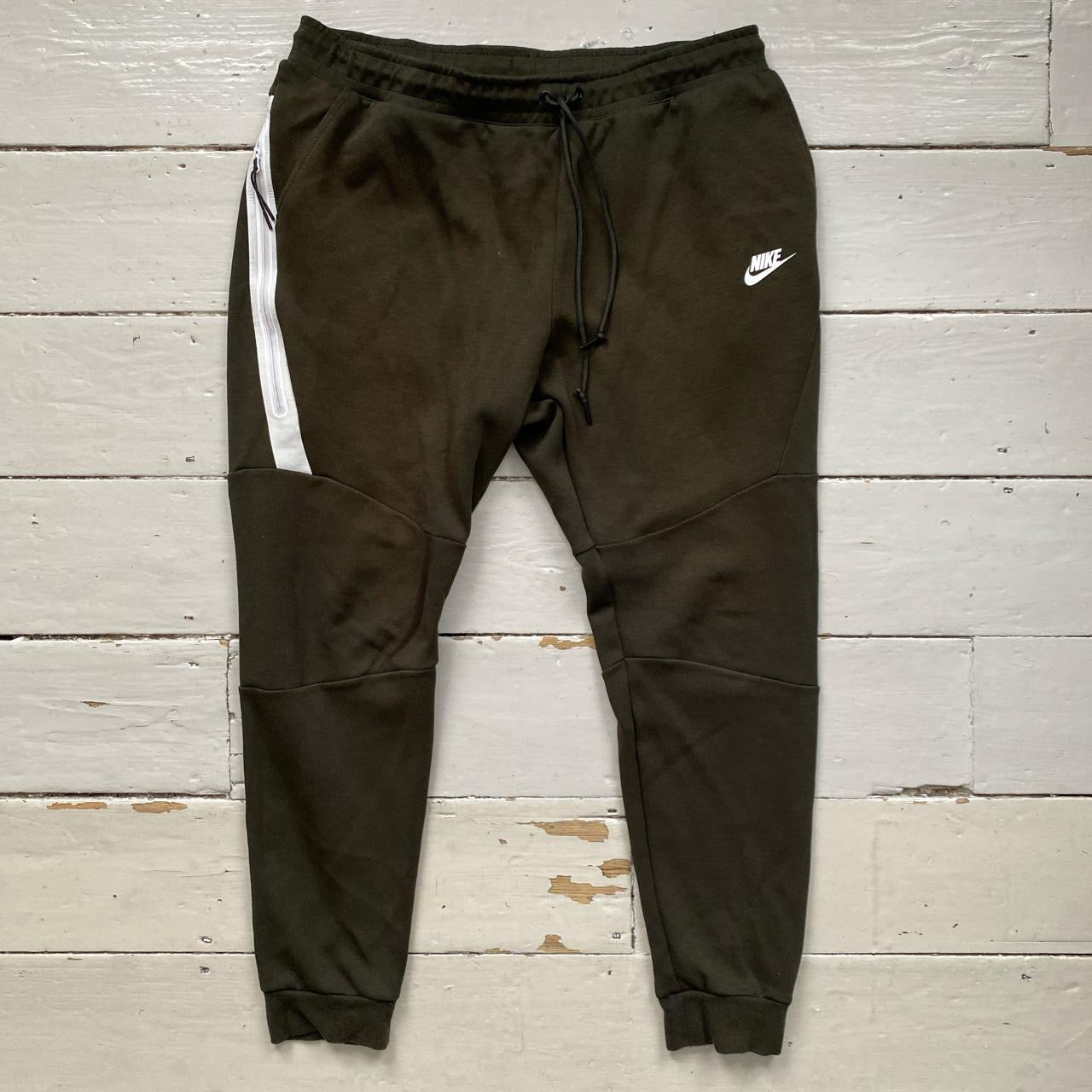 Nike Tech Fleece Khaki Bottoms (XL)