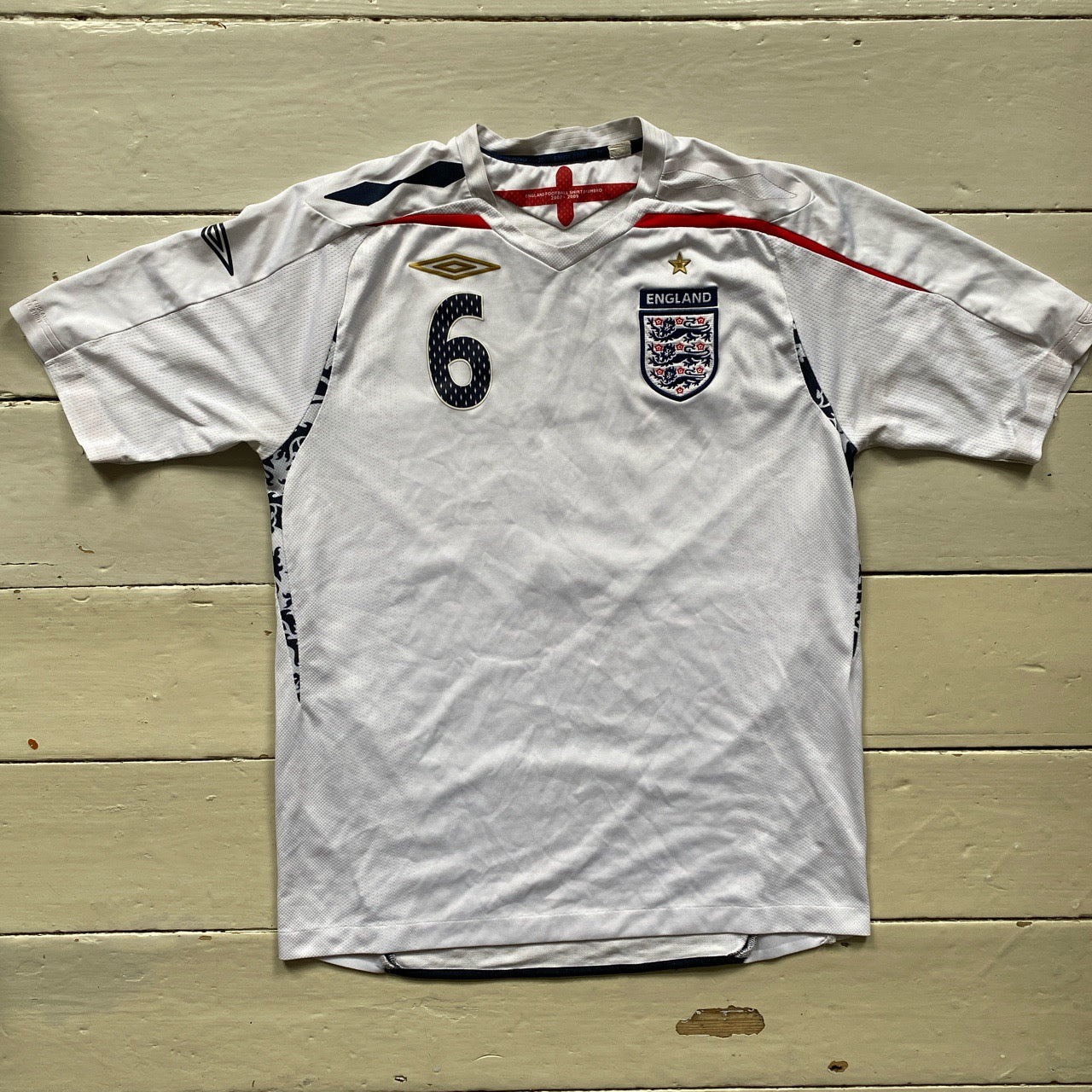 England Vintage Umbro John Terry Jersey (Large)