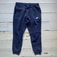 Nike Swoosh Navy Joggers (Small)