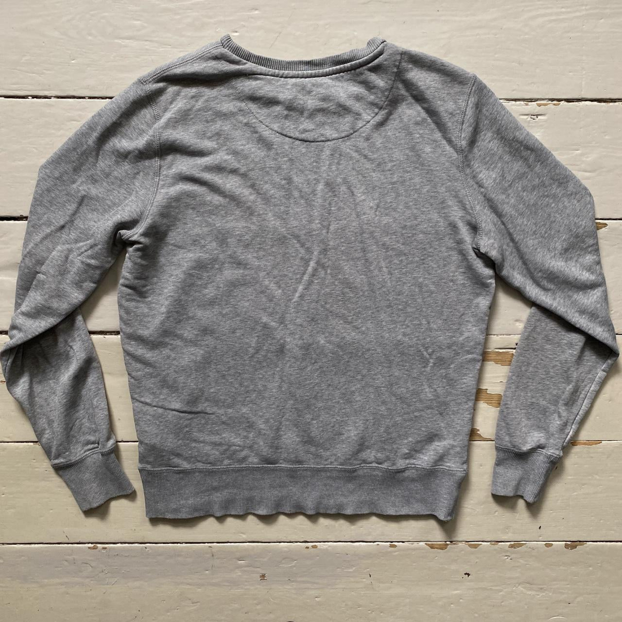 Nike Swoosh Grey Jumper (Medium)