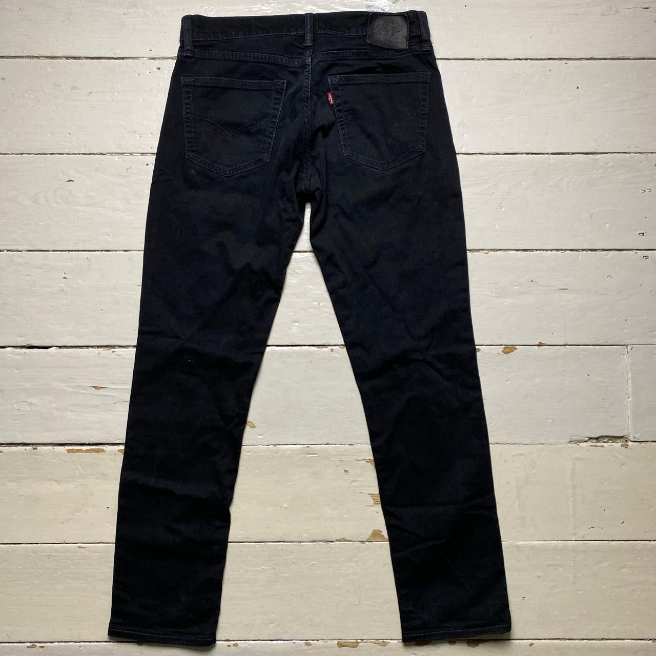 Levis Jet Black Slim Jeans (32/30)