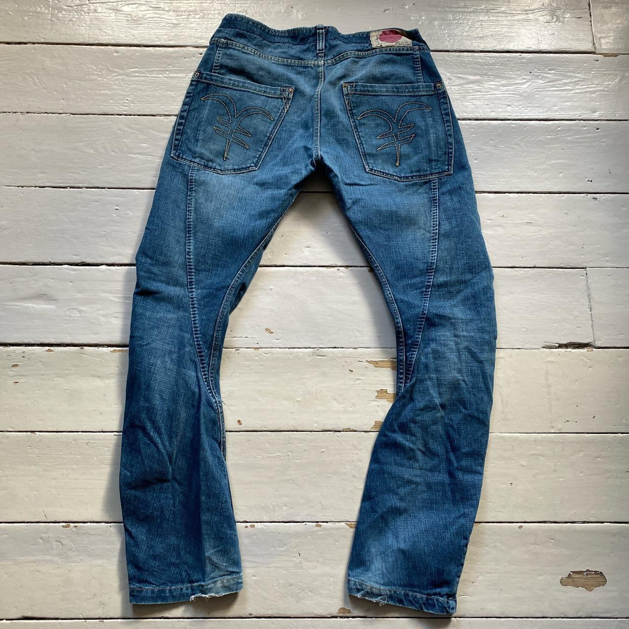 Michiko Koshino Twisted Japanese Jeans (34/34)