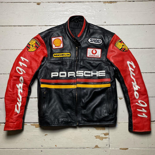 Porsche 911 Turbo Vintage Leather Jacket (Medium)