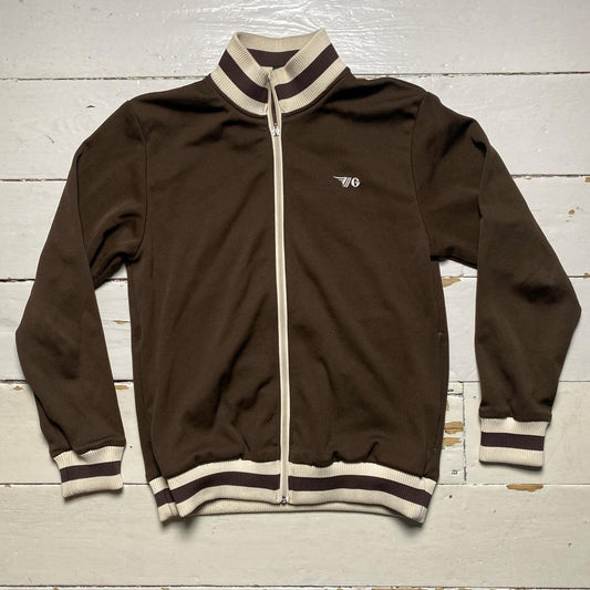 Gola Brown Vintage Track Jacket (Large)