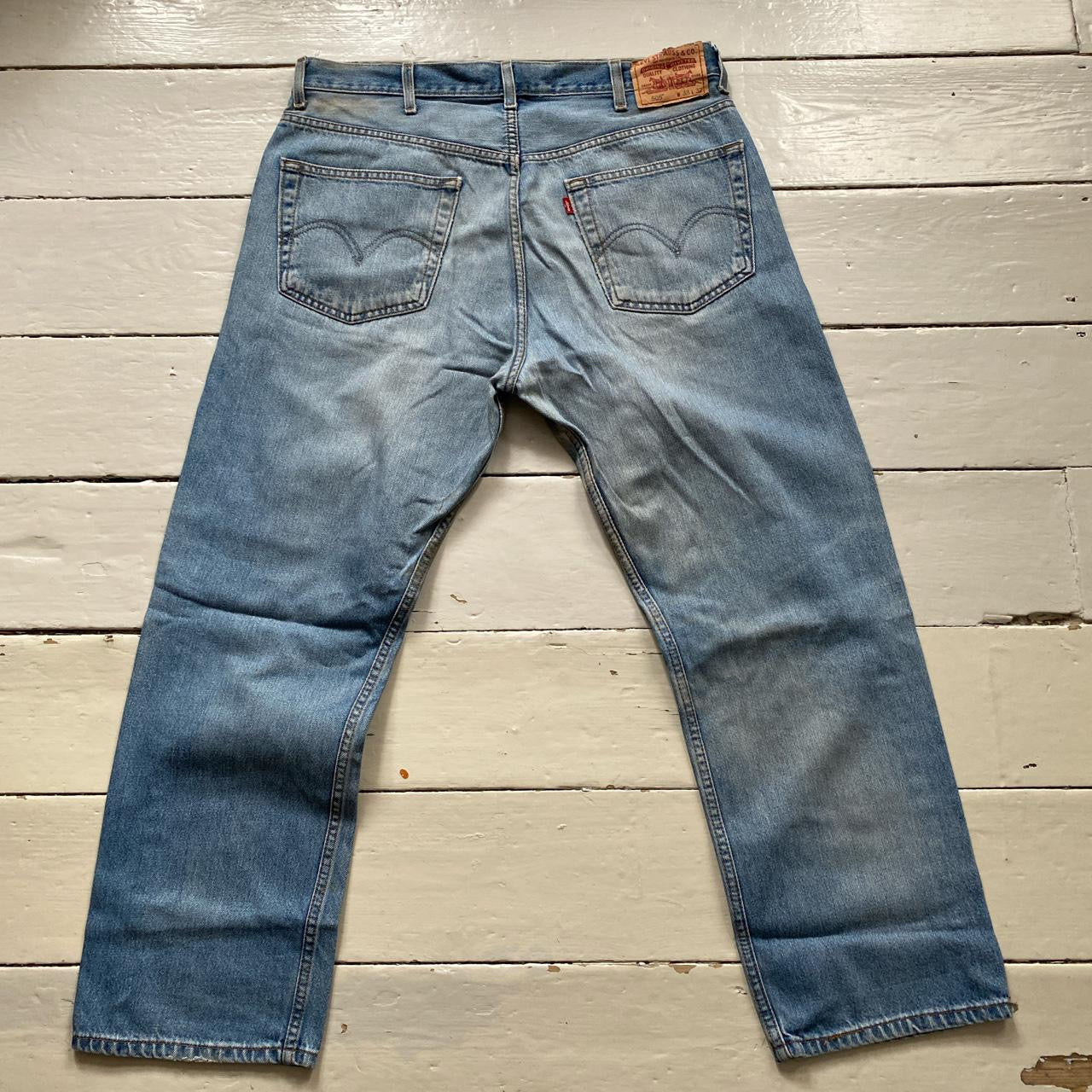 Levis 505 Light Wash Jeans (38/29)