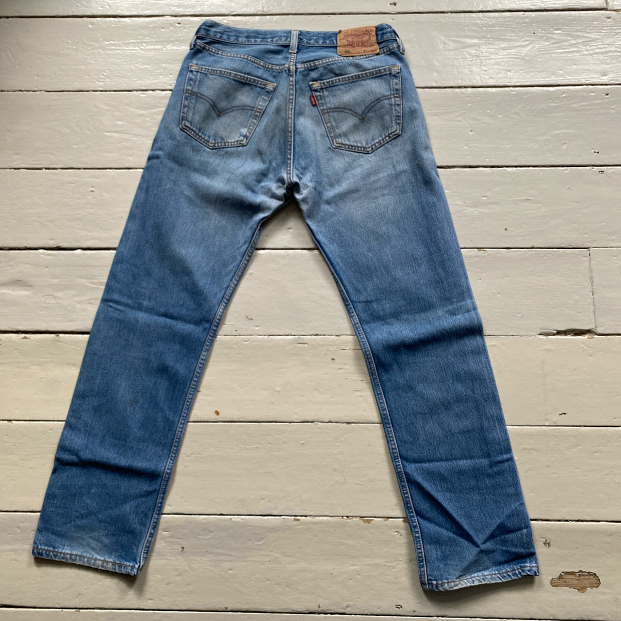 Levis 501 Distressed Jeans (32/32)