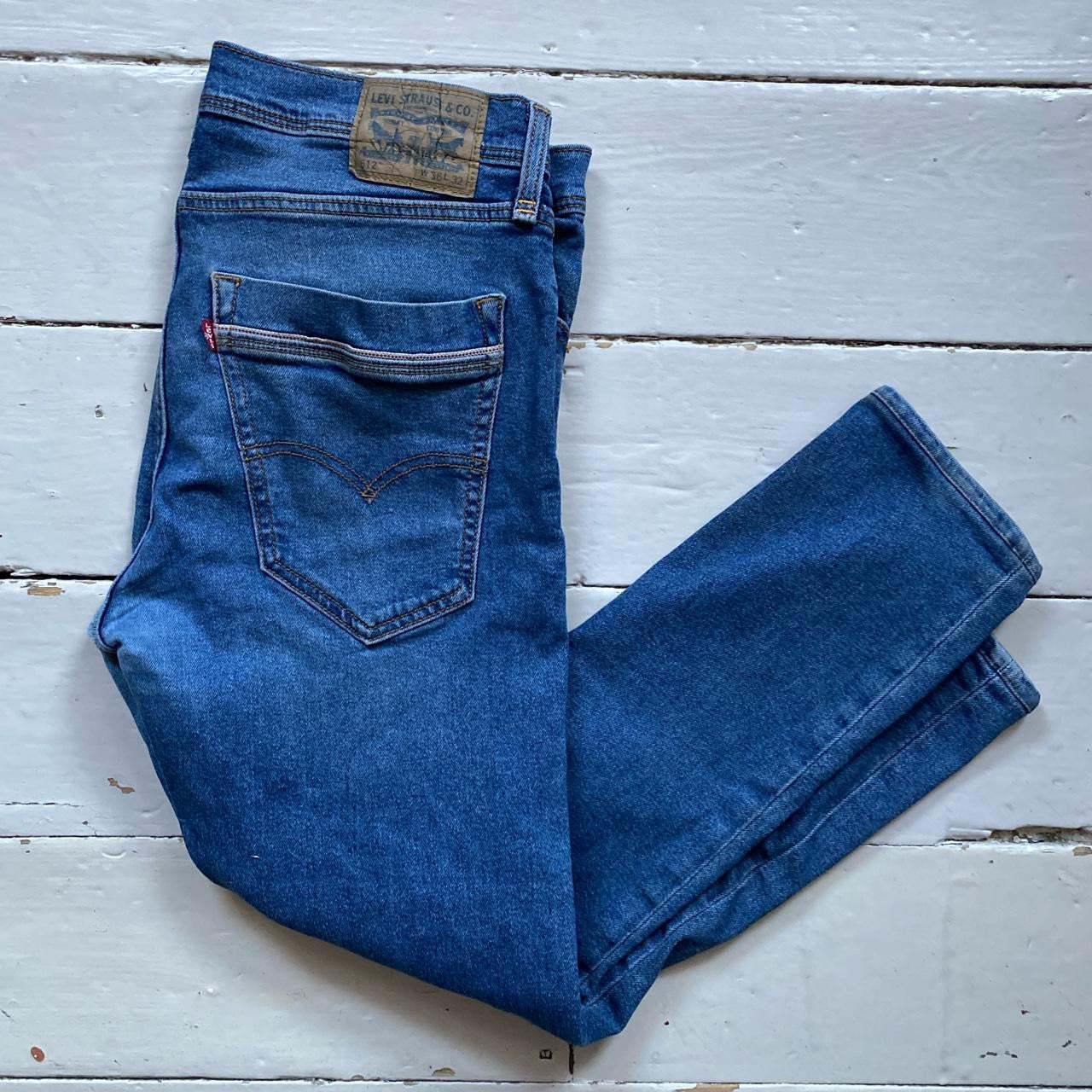 Levis 512 Blue Jeans (36/28)