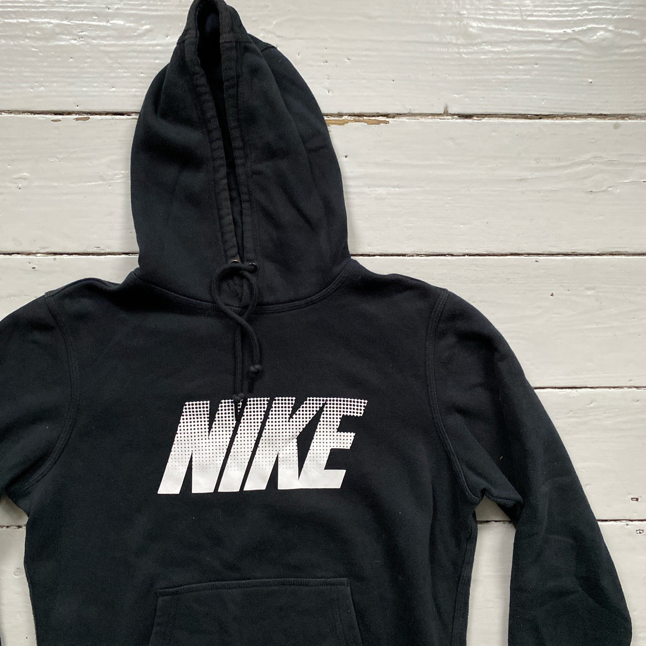 Nike Club Spellout Black Hoodie (Medium)