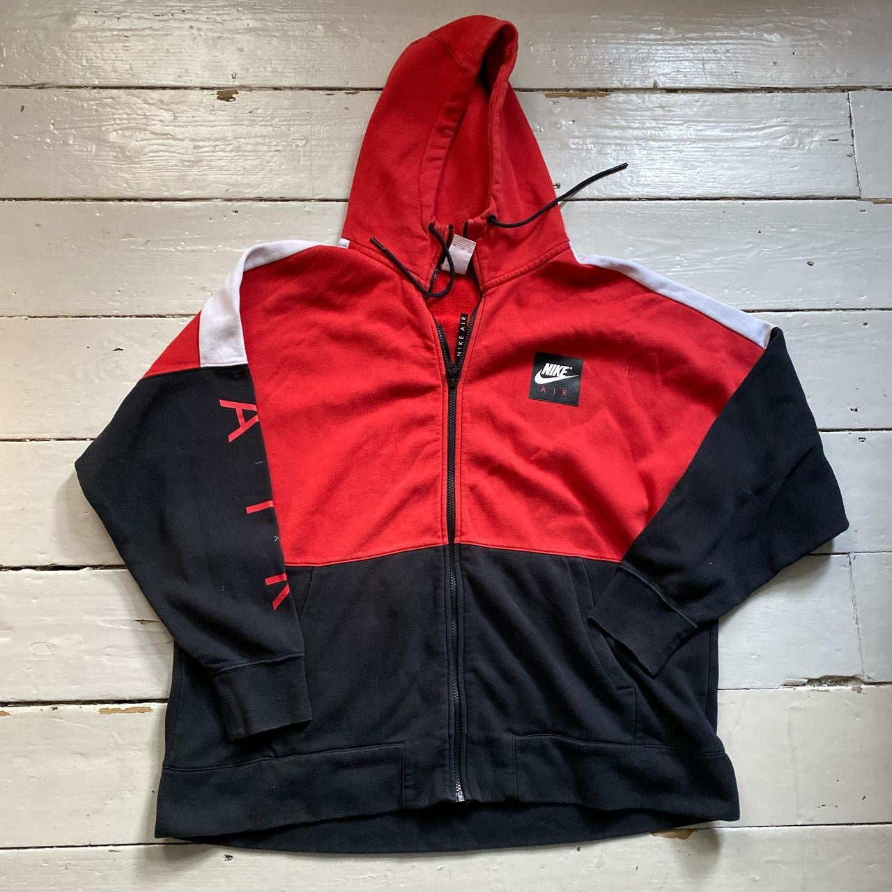 Black and red hoodie nike best sale