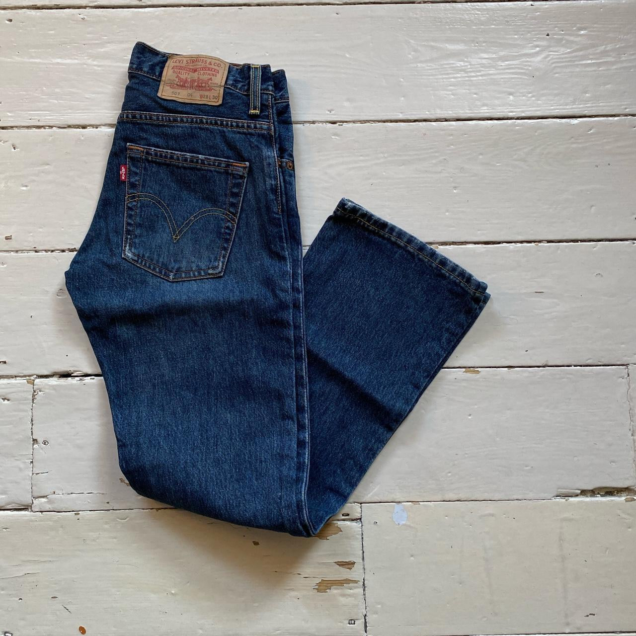 Levis 507 Dark Navy Jeans (28/29)