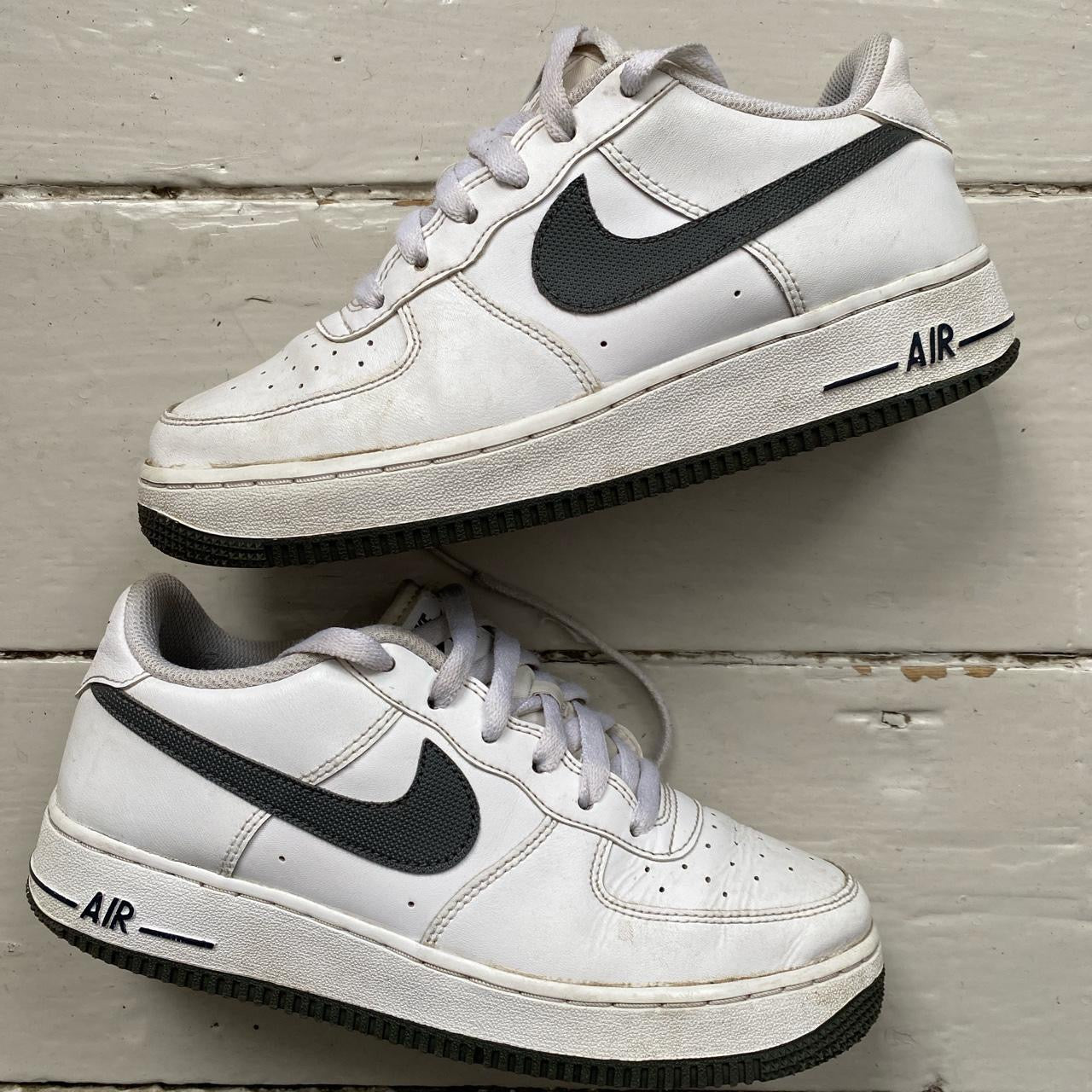 Nike Air Force 1 White and Grey (UK 5.5)