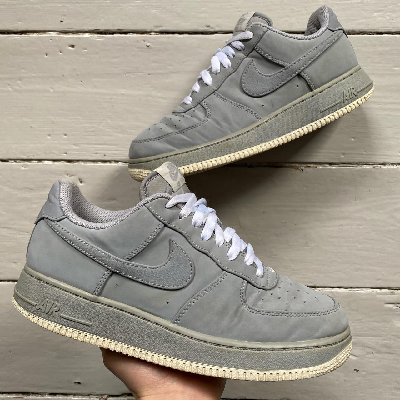 Nike Air Force 1 Grey Suede (UK 7)