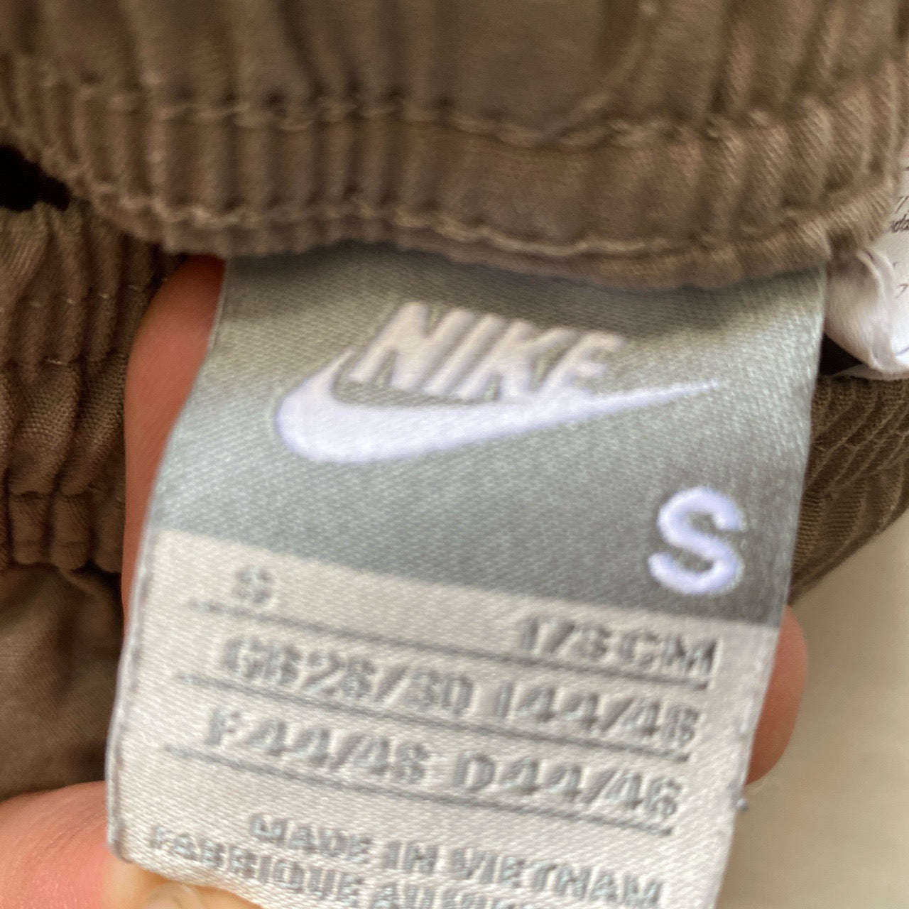 Nike Khaki Cargo Trousers (Small)