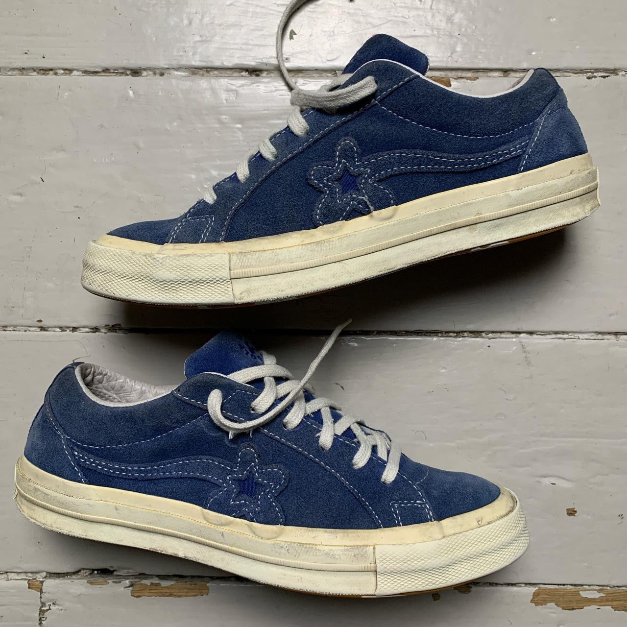 Converse GOLF Le Fleur Blue Trainers (UK 7)