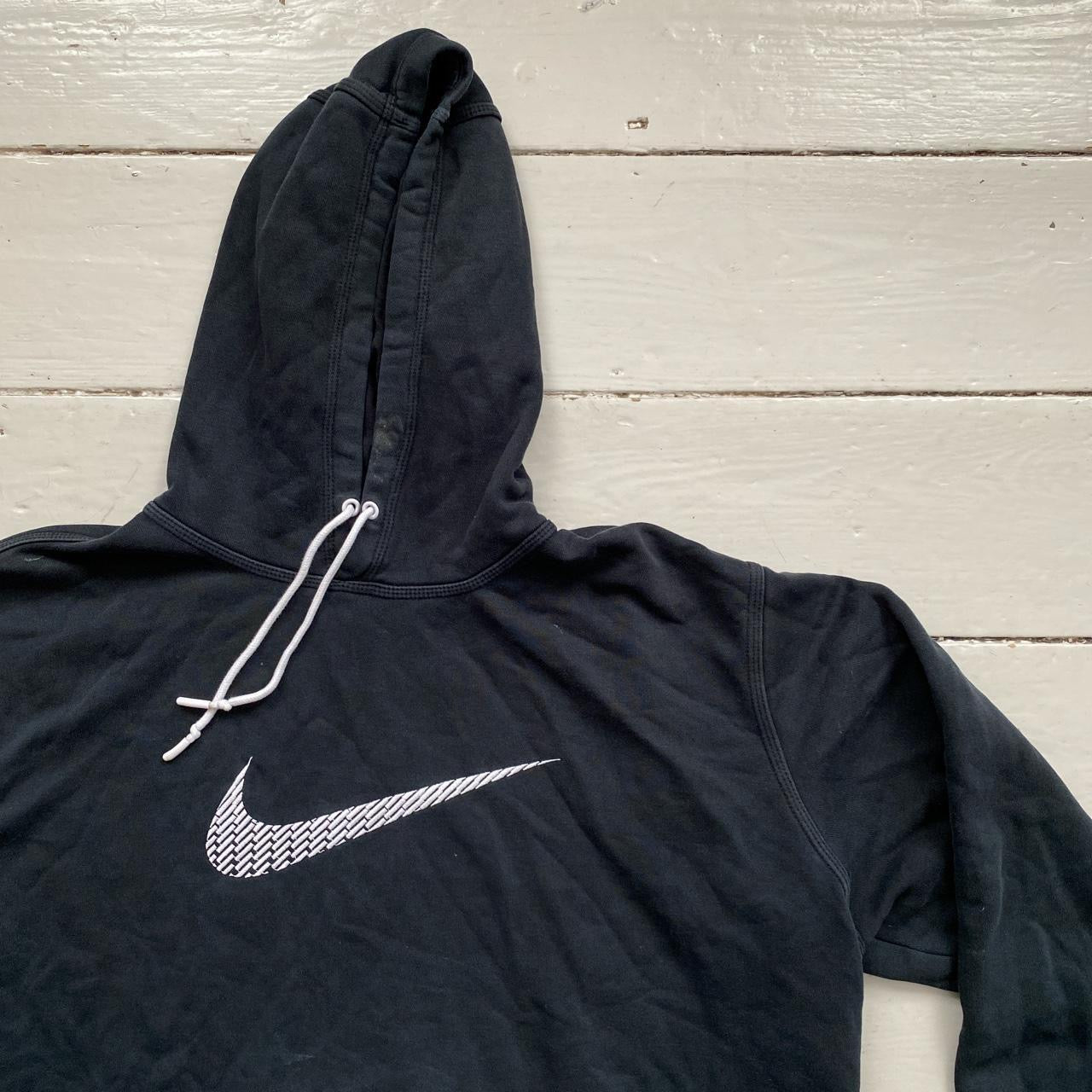 Nike Big Swoosh Black Hoodie (XXL)