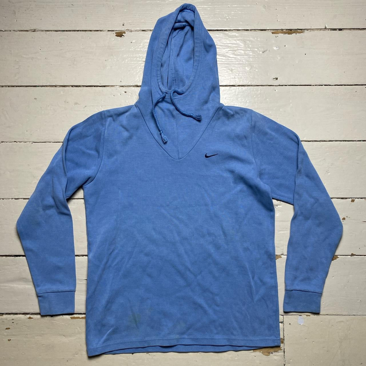 Nike Light Blue Hoodie Womens (Large)