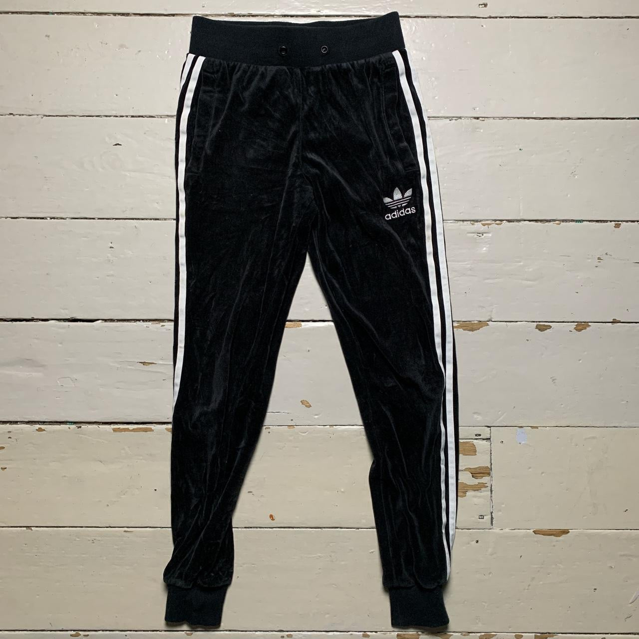 Adidas Velour Black Bottoms (UK 4)