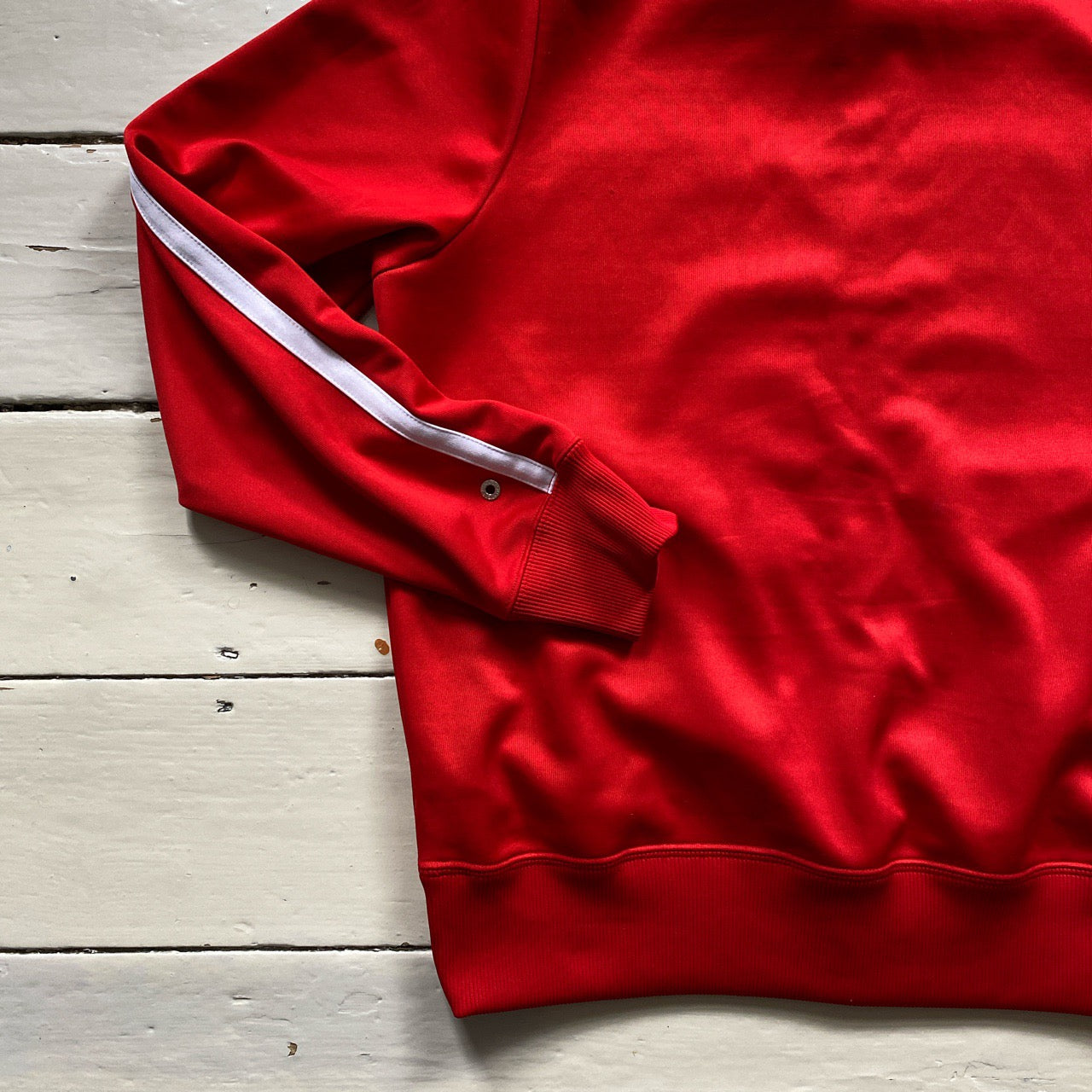 Nike Swoosh Spellout Red Track Jacket (Large)