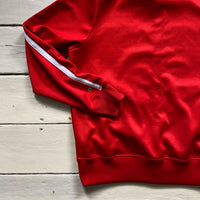 Nike Swoosh Spellout Red Track Jacket (Large)