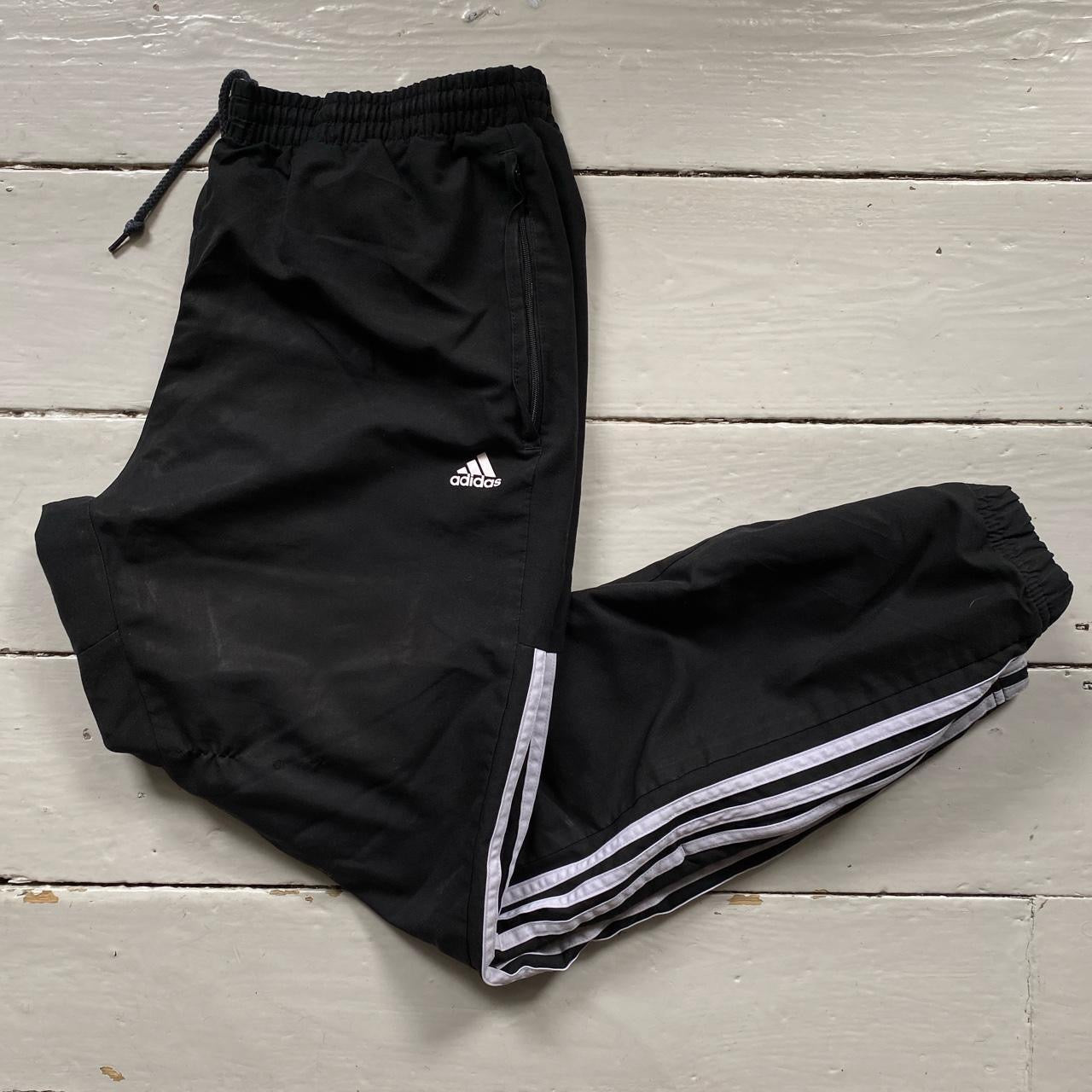 Adidas Black Shell Bottoms (Large)