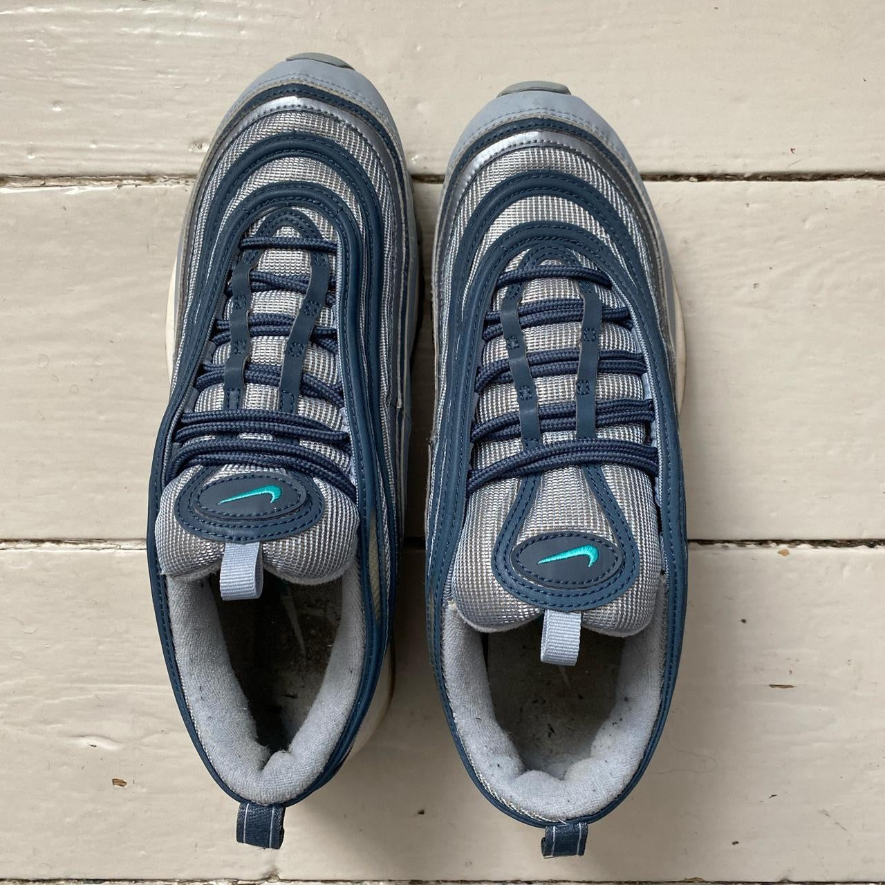 Nike Air Max 97 Grey and Blue (UK 8)