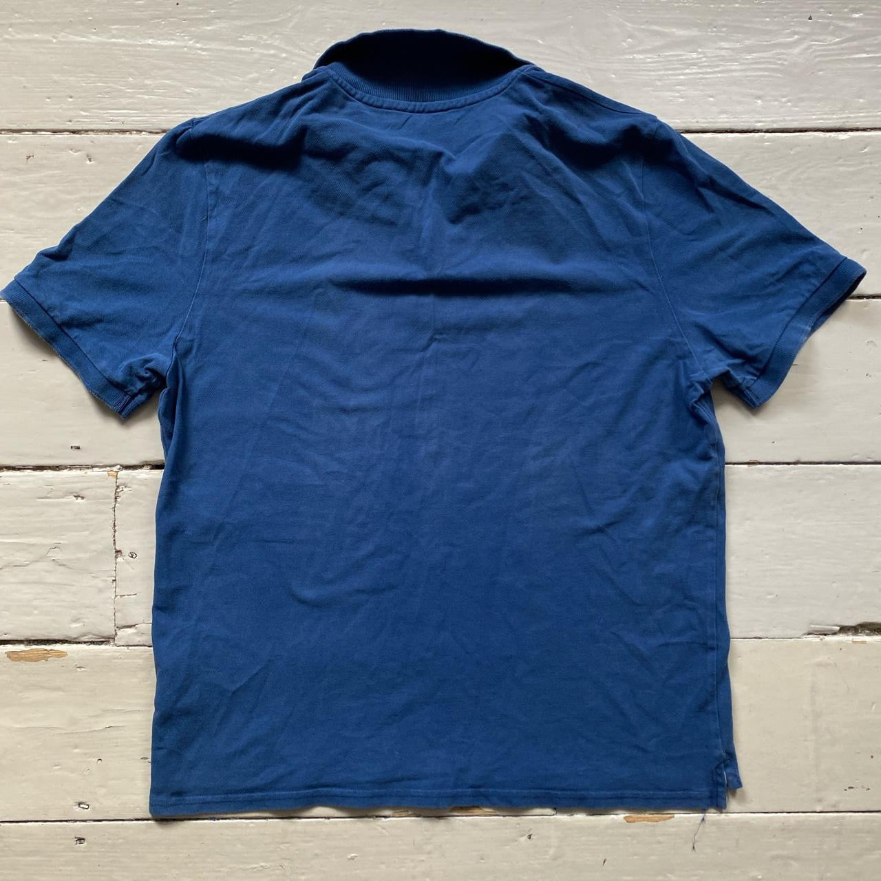 Aquascutum Blue Polo Shirt (XXL)