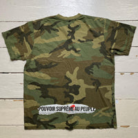 Supreme Pouvoir Camouflage T Shirt (Medium)