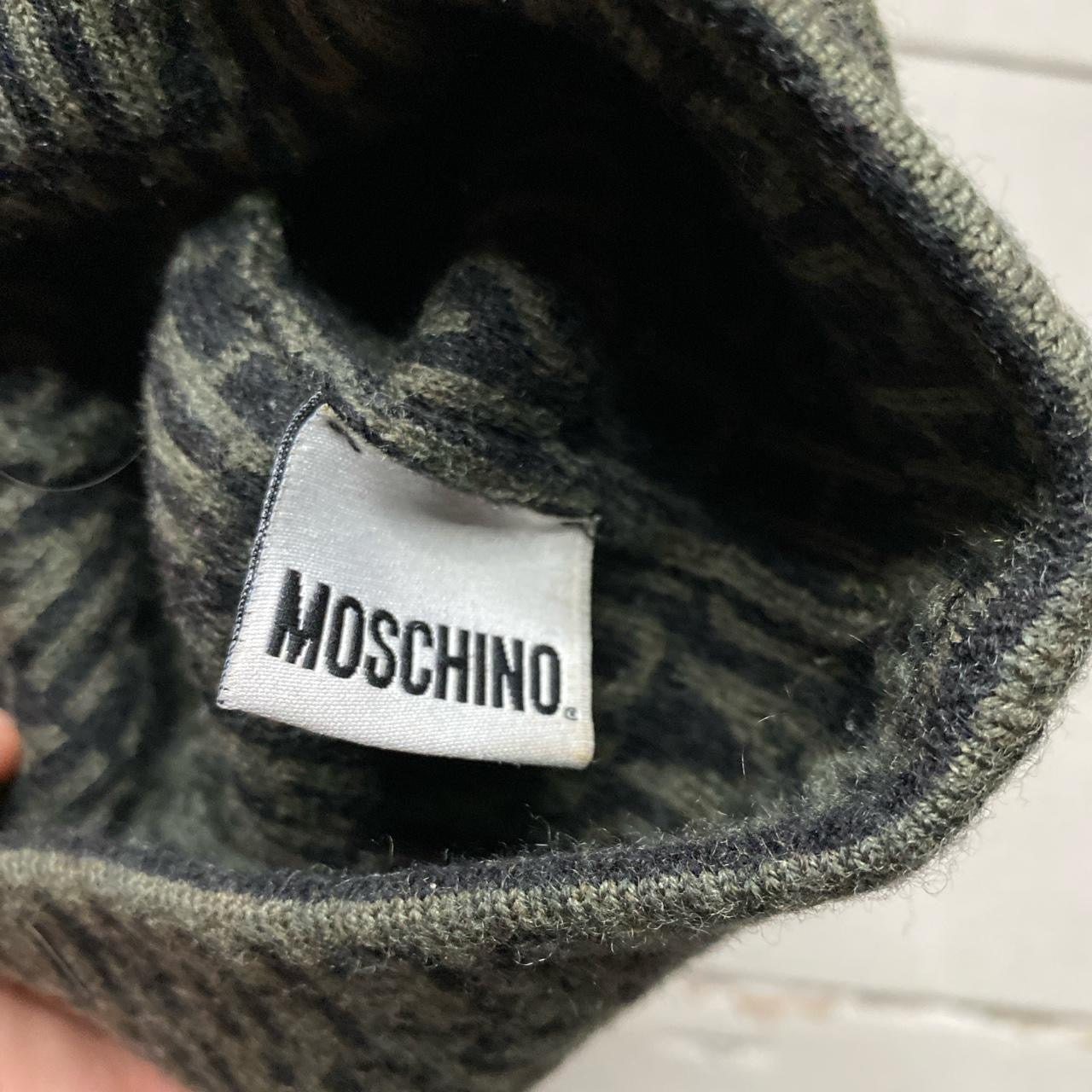 Moschino Repeat Monogram Beanie Hat