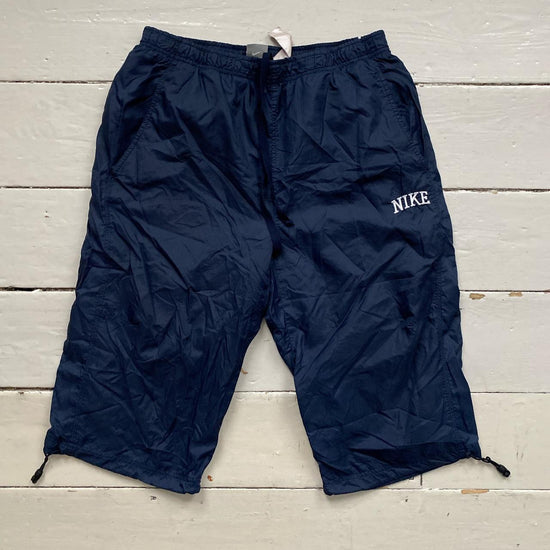 Nike Vintage Shell Shorts Navy (Large)