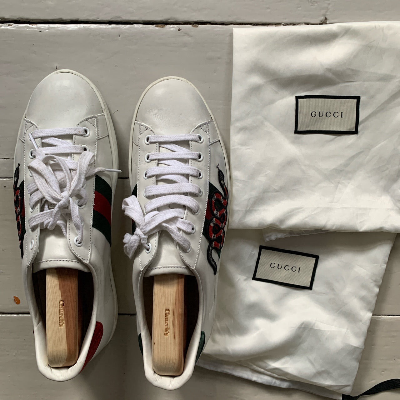 Gucci Snake Trainers (UK 9)