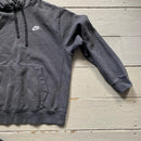 Nike Swoosh Grey Hoodie (Medium)