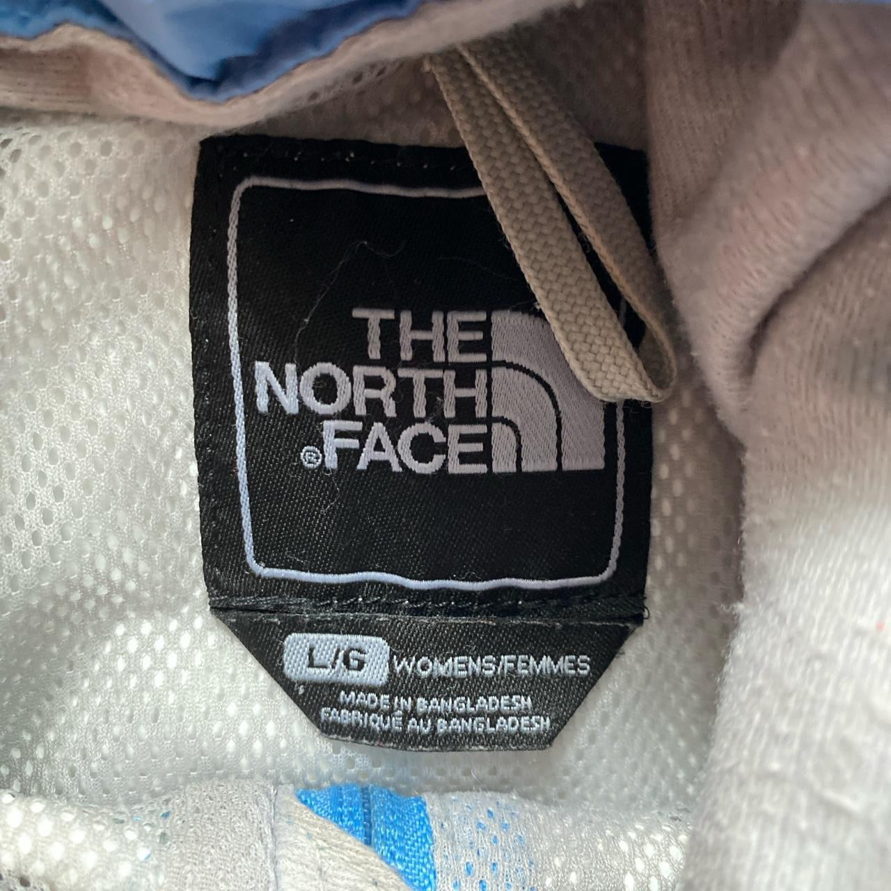 The North Face Womens Light Blue Jacket (Womens Large)