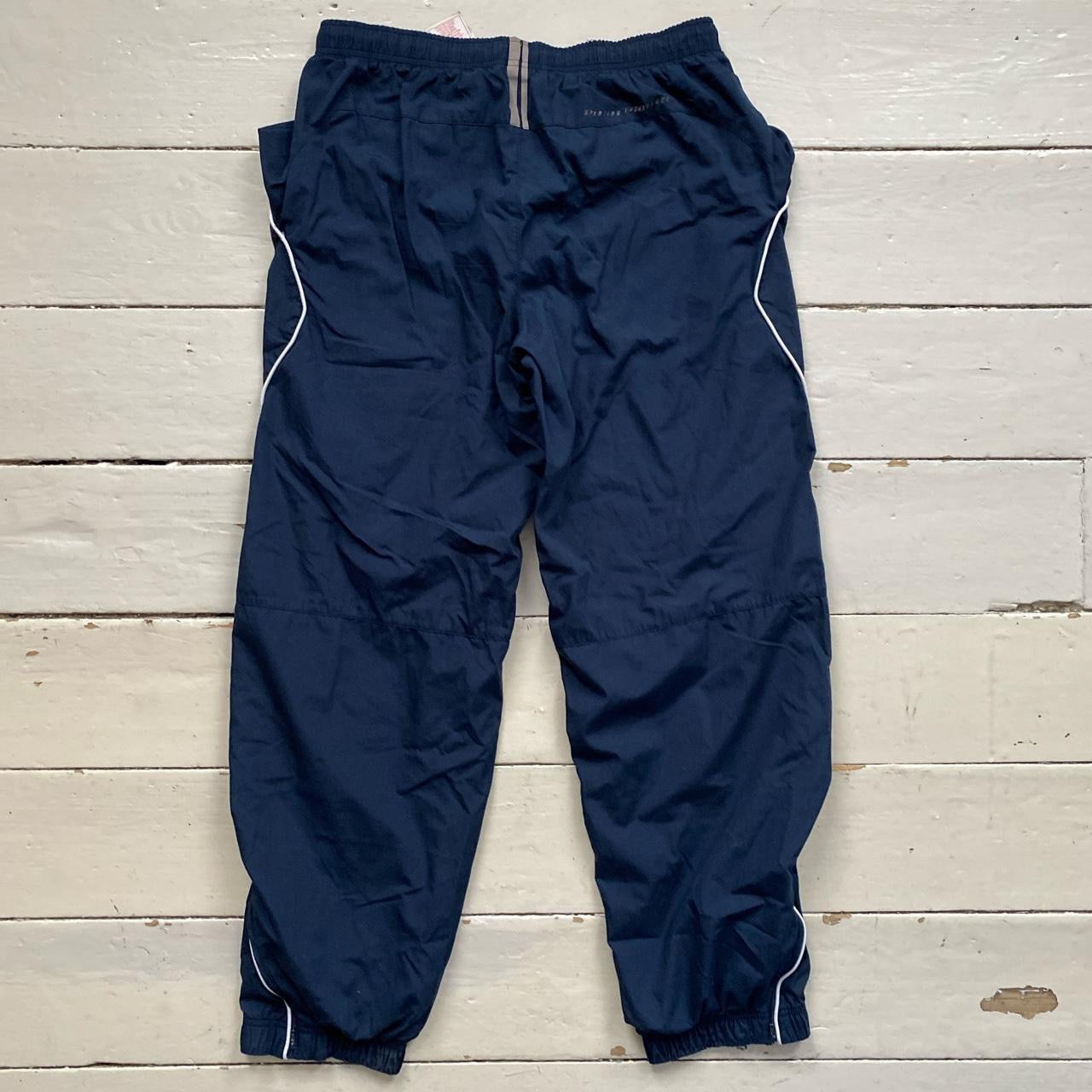 Nike Vintage Swoosh Navy Shell Bottoms (Large)