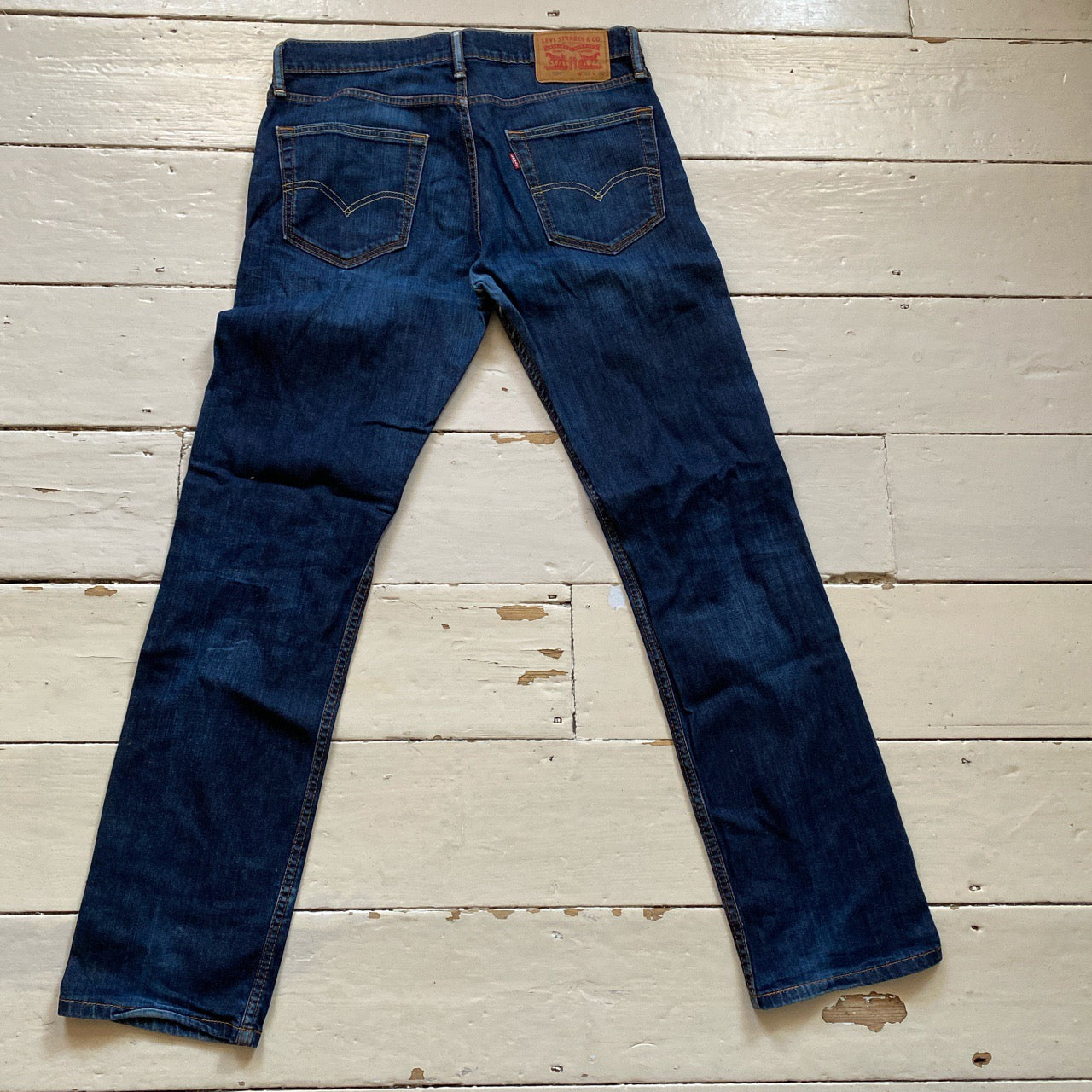 Levis 504 Dark Navy Jeans (31/32)