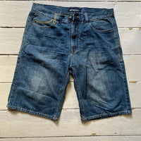 Ecko Vintage Navy Jorts Shorts  (34W)