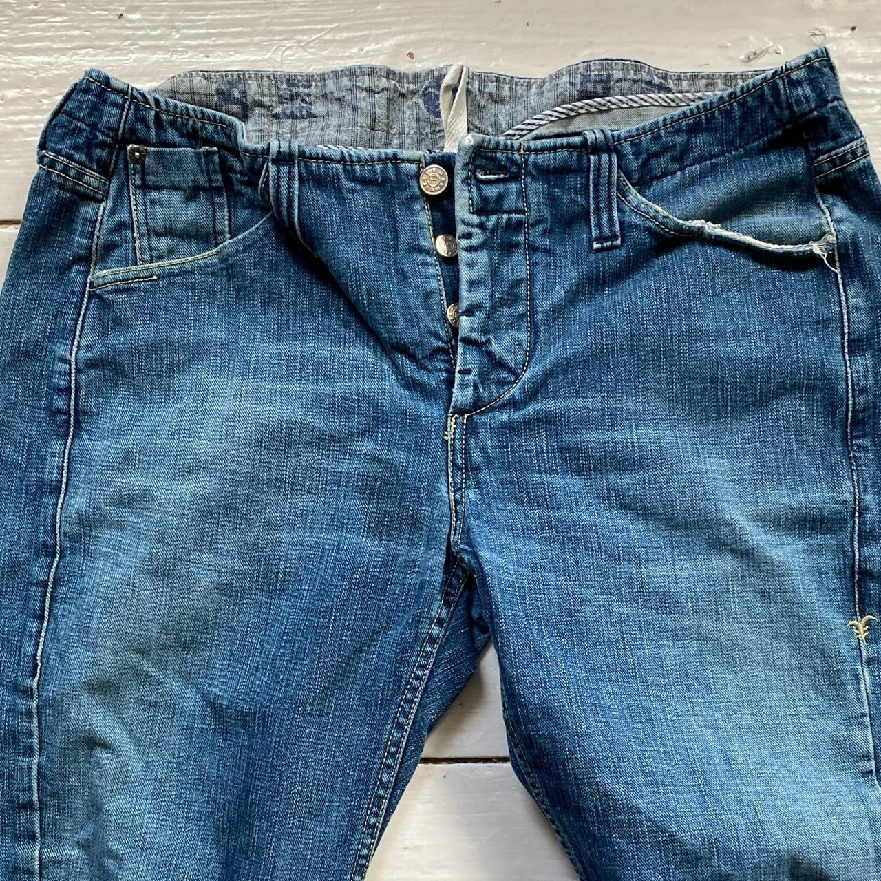 Michiko Koshino Twisted Japanese Jeans (34/34)