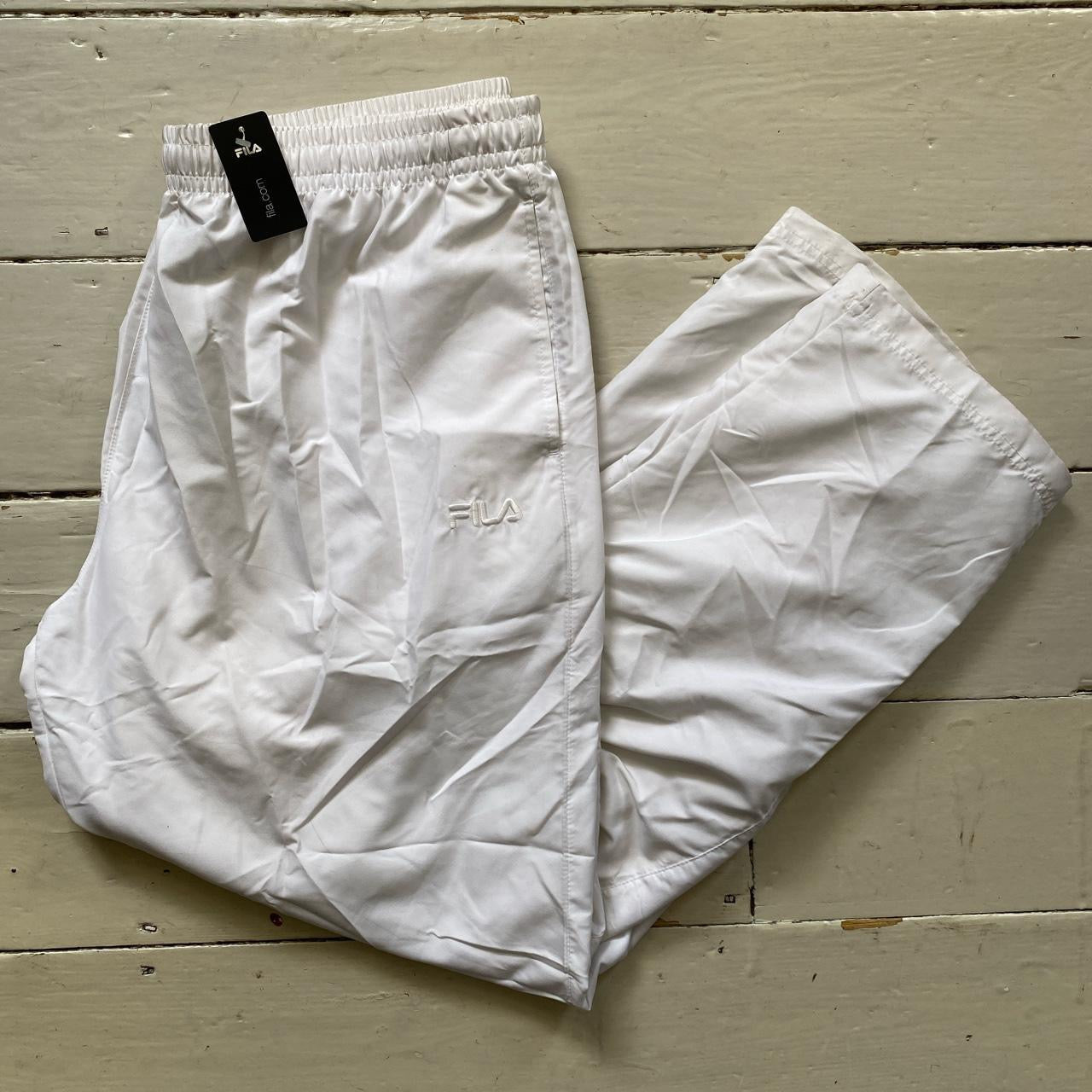 Fila White Shell Bottoms (XXL)