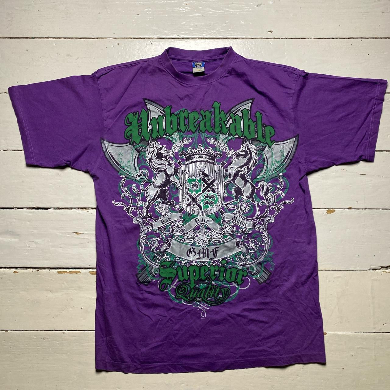 Give Me Face Vintage Purple T Shirt (XXL)