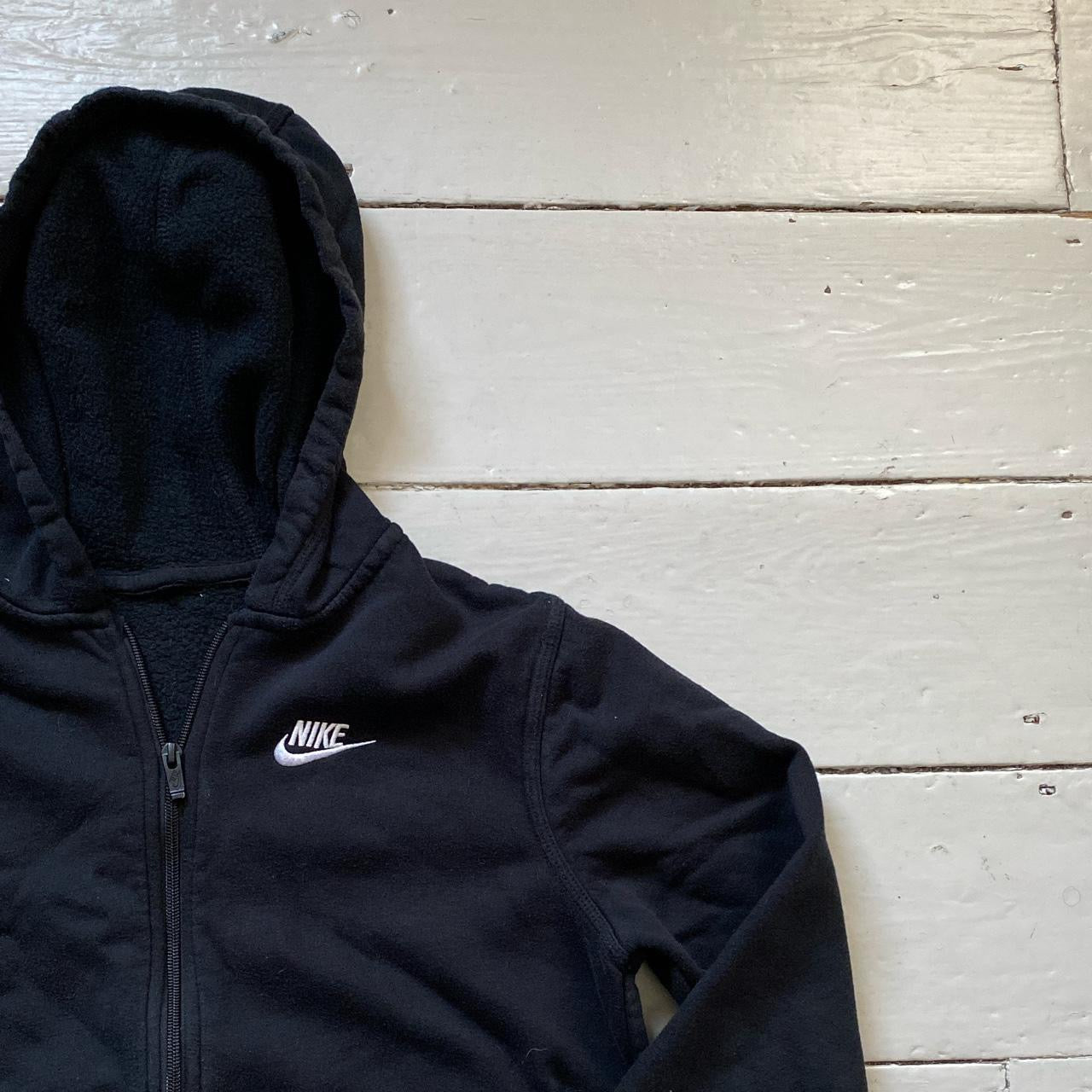 Nike Swoosh Black Hoodie (Small)