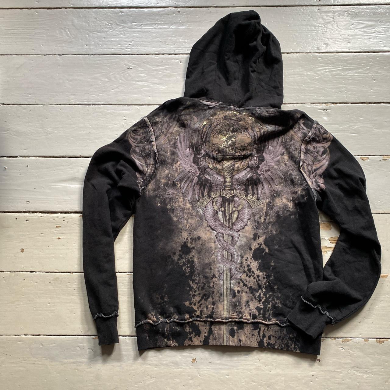 Psurge Goth Grunge Hoodie (Small)