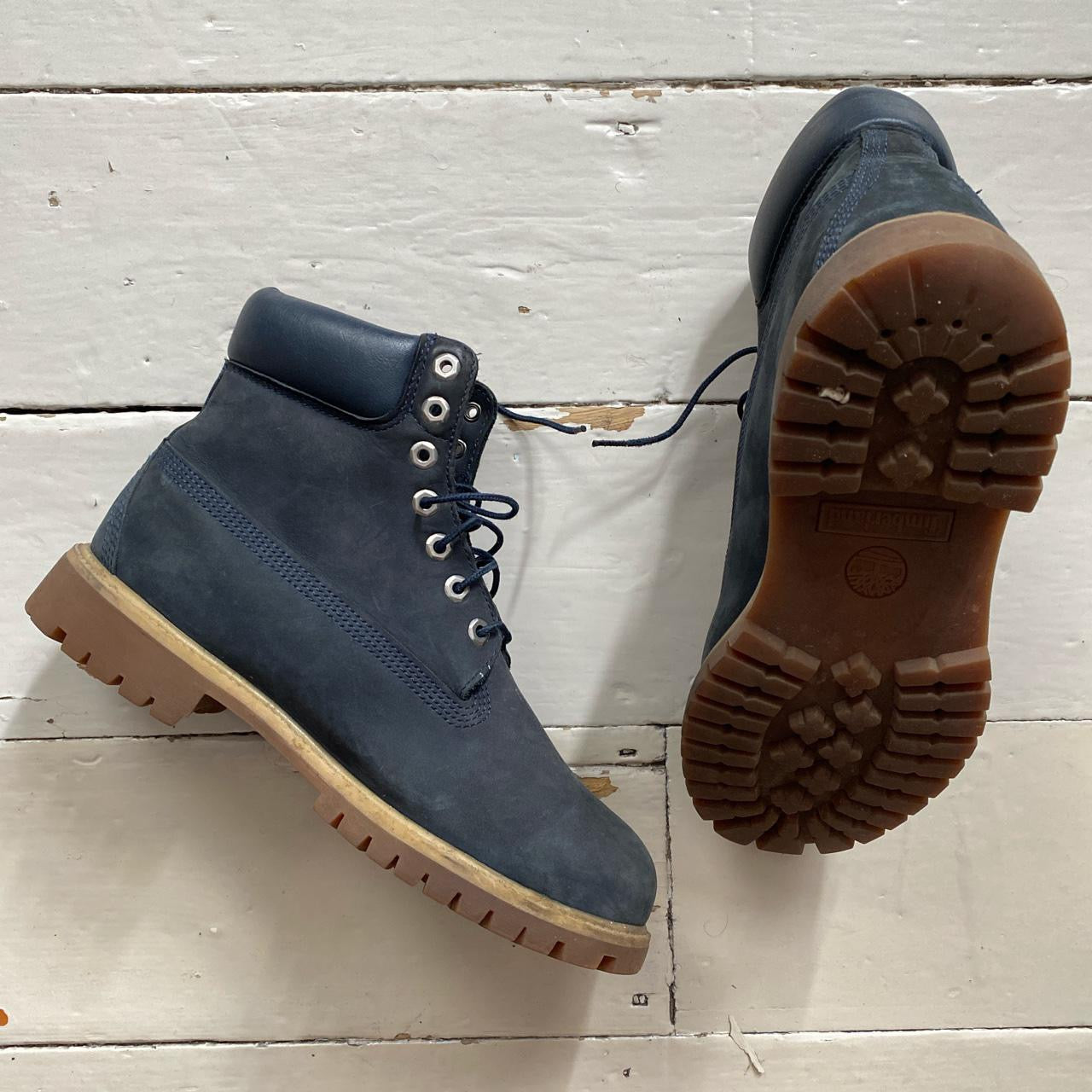 Timberland Blue Nubuck Boots (UK 11)