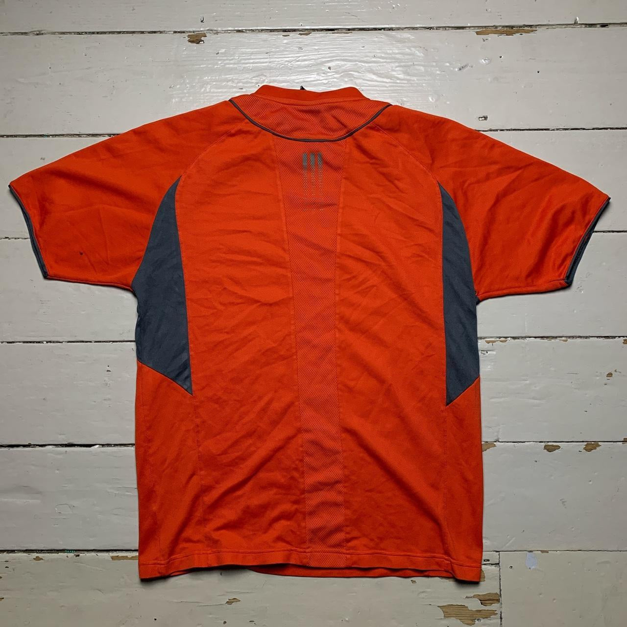 Adidas Vintage Orange T Shirt (Large)