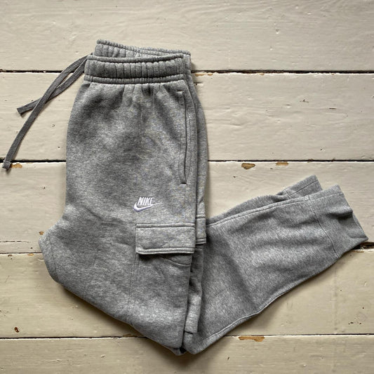 Nike Swoosh Cargo Grey Bottoms (XS)