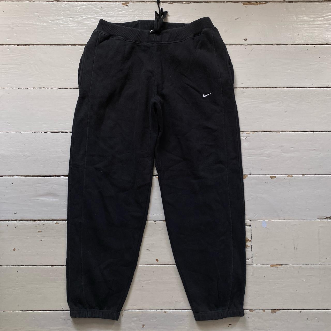 Nike Swoosh Black Joggers (Large)