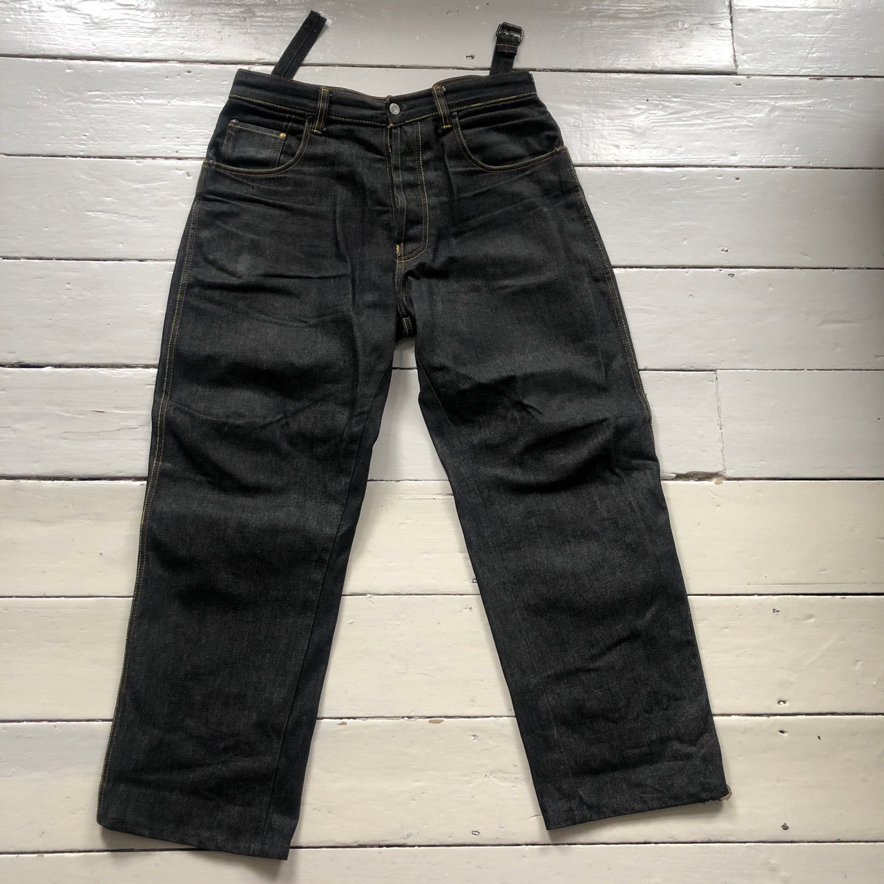 Evisu Big Swoosh Black Jeans (34/30)