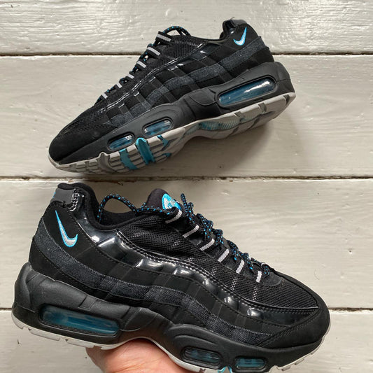 Nike Air Max 95 Patent and Denim (UK 7)