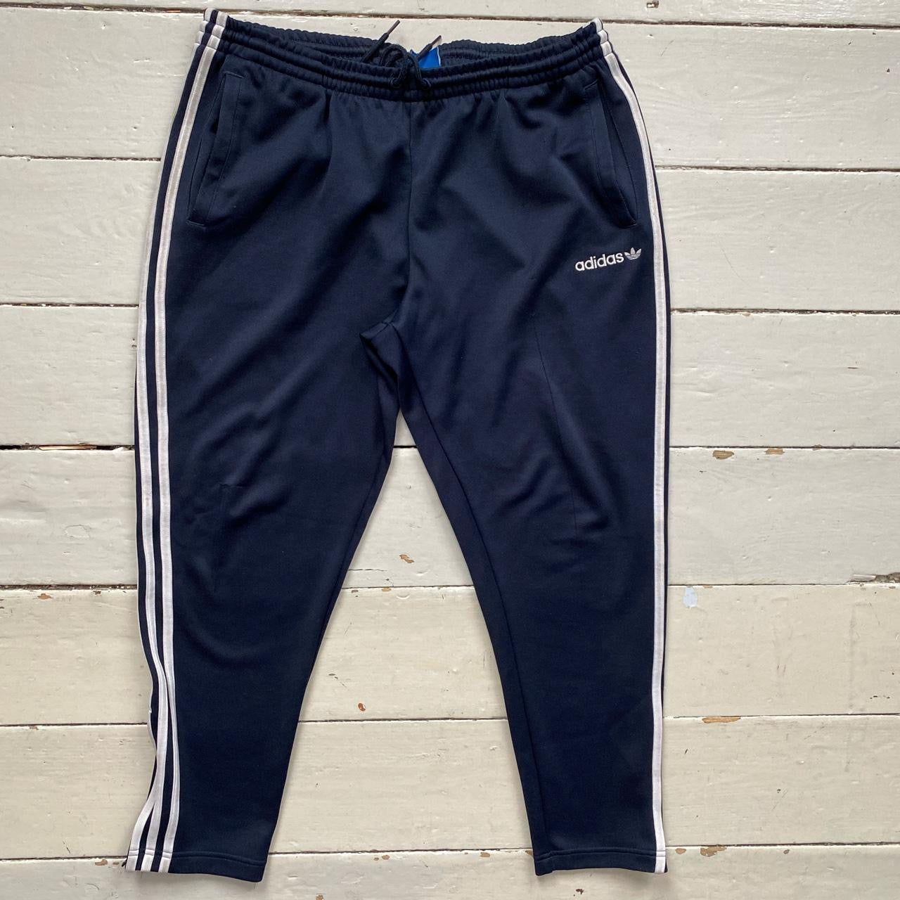 Adidas Navy Track Bottoms (XL)